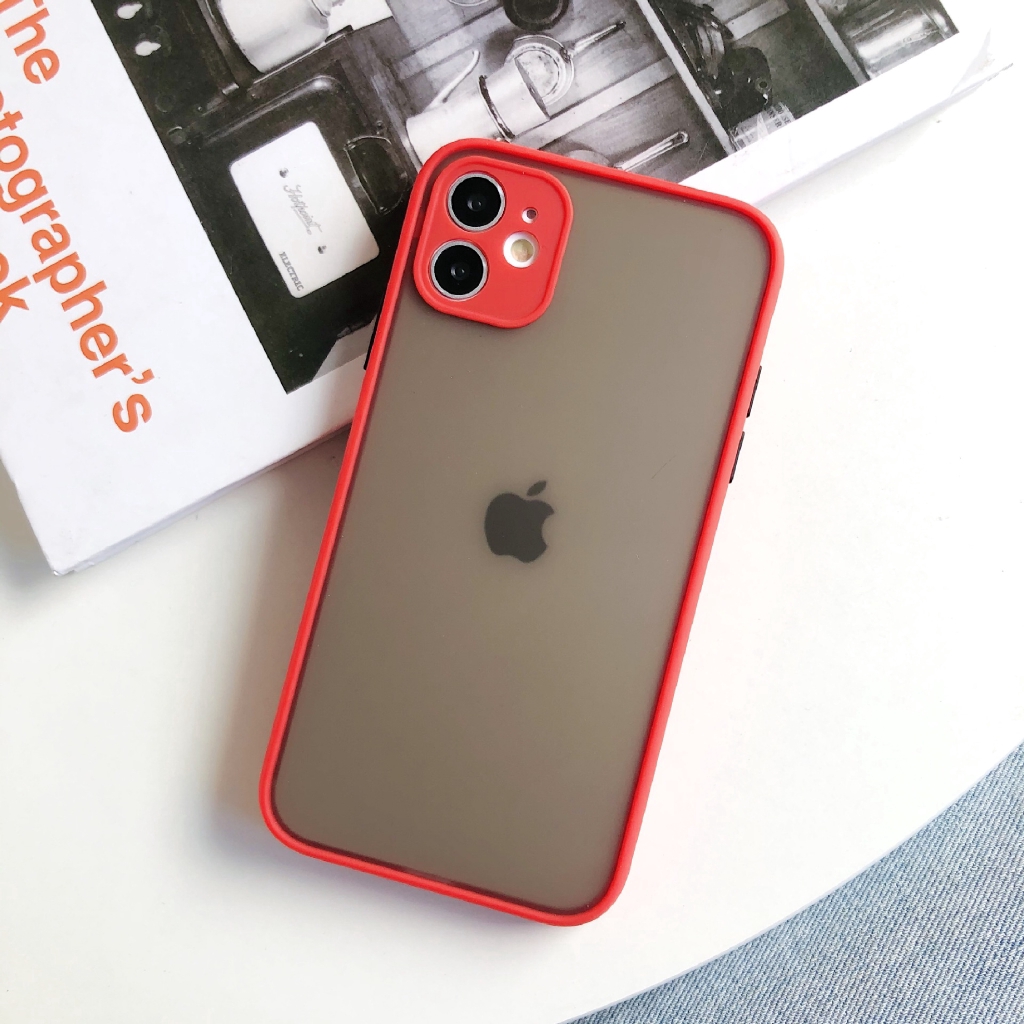 Ốp TPU mềm mặt nhám dành cho iPhone 6 6S 6Plus 7Plus 11 PRO MAX 7 8 X 8Plus XS X XR | BigBuy360 - bigbuy360.vn