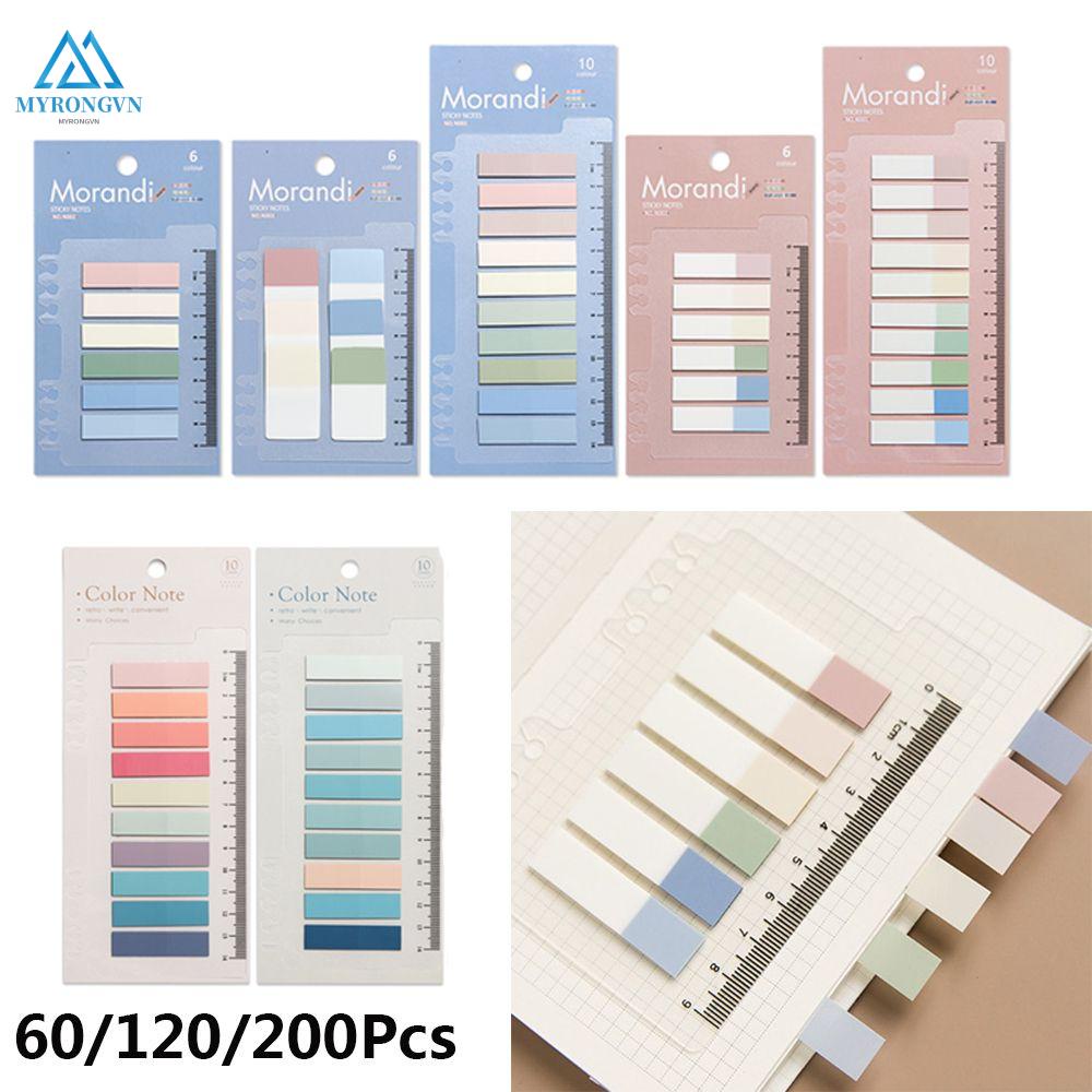 Set 60 / 120 / 200 Miếng Dán Ghi Chú Hình Lá Cờ Thời Trang Diy