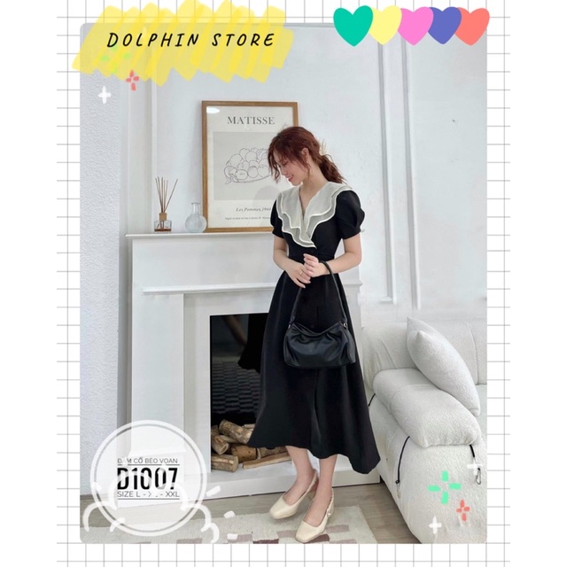 BIGSIZE Đầm đen bigsize