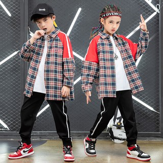 🌟 Bộ Quần Áo Biểu Diễn Nhảy Hip-Hop Cá Tính Năng Động Cho Bé