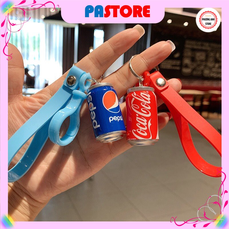 Móc khóa lon nước ngọt, móc khóa kute [ HÀNG MỚI VỀ ] móc khóa hình con vật siêu dễ thương.