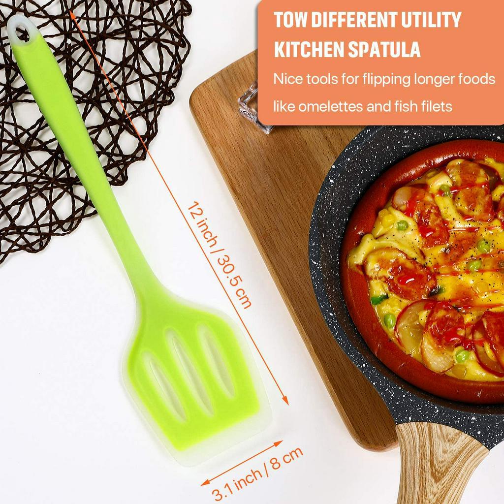 Xẻng silicon ANAEAT chống dính phù hợp cho lật thức ăn chiên trên chảo