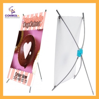 Standee chữ x mini để bàn chất liệu nhựa size a4