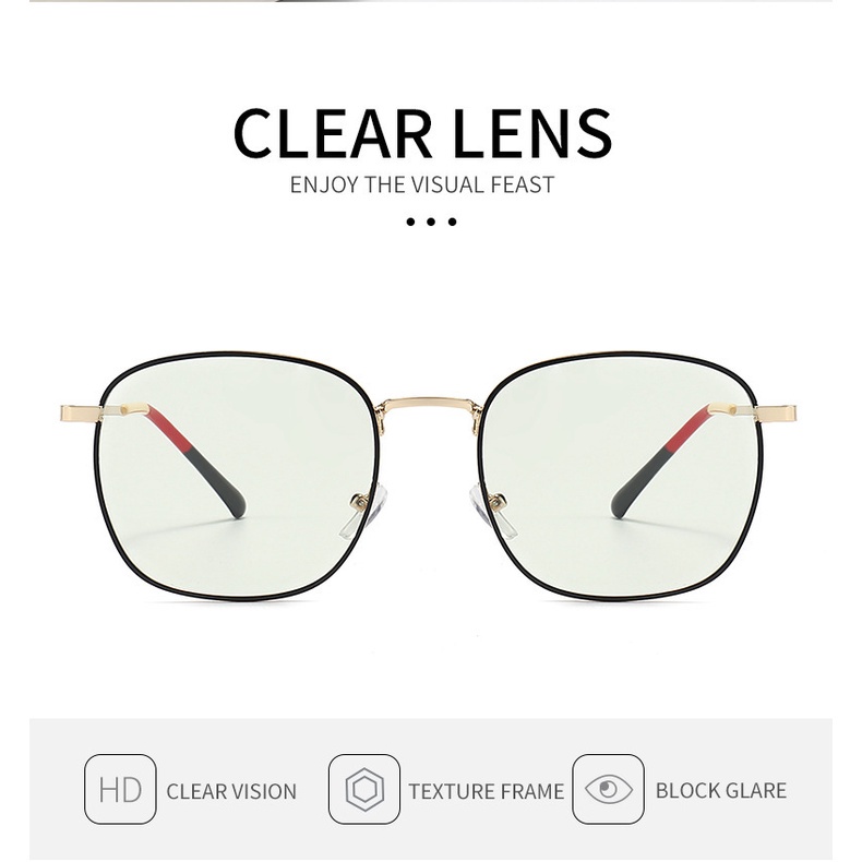 Mắt Kính Chống Bức Xạ Bằng Kim Loại Chống Ánh Sáng Xanh Dành Cho Nam Nữ