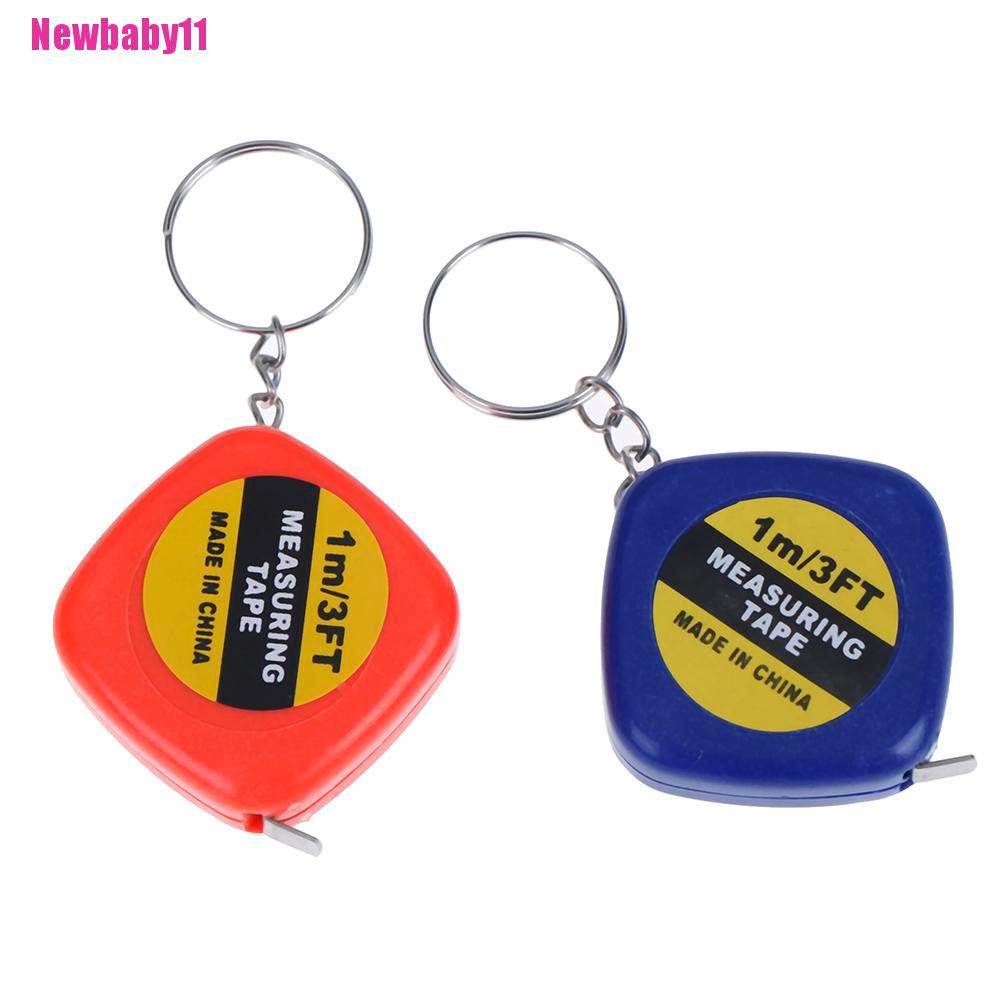 1 Móc Khóa Mini Có Thước Dây Rút Thu Gọn Dễ Dàng Đo Lường [BABY11]