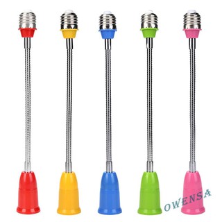 E27 LED Light Bulb Holder Universal Flexible Extension Lamp Adapter Socket