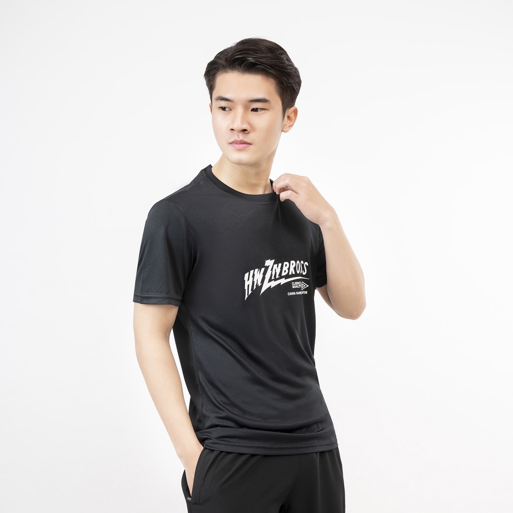 Áo thun nam thể thao cộc tay cổ tròn họa tiết JUN FASHION STORE áo phông thun lạnh co giãn mềm mịn, siêu n