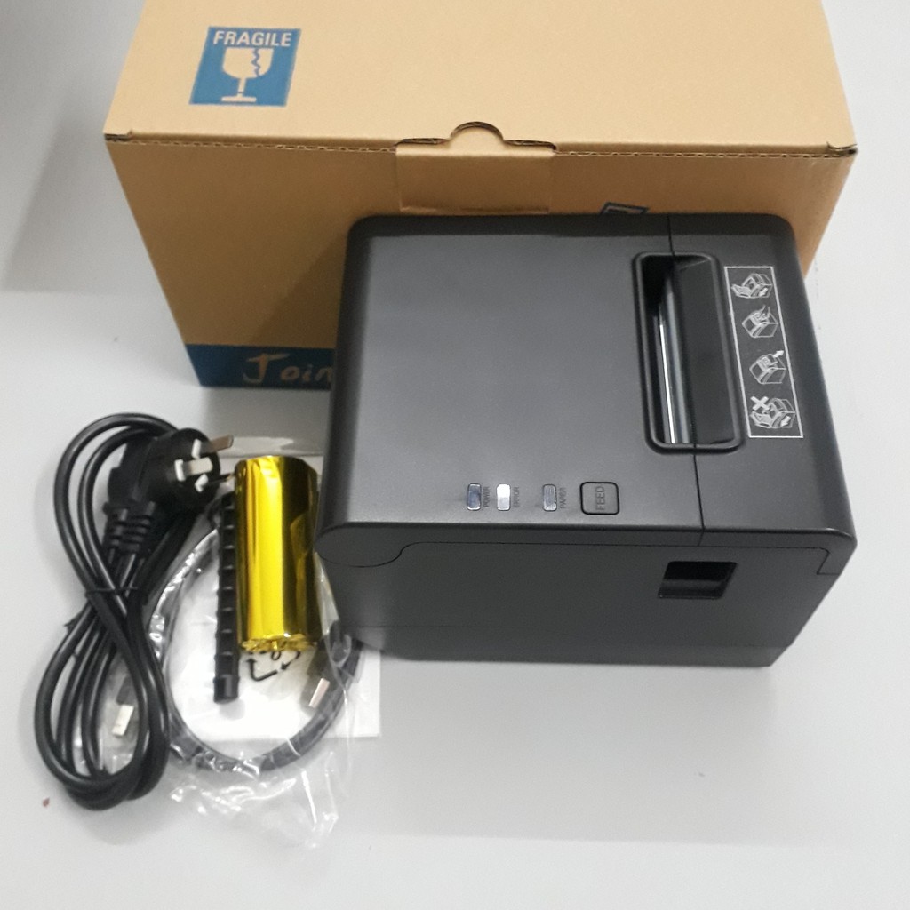 Máy in nhiệt hóa đơn từ điện thoại Xprinter XP - 808 tốc độ 230mm/giây kết nối cổng LAN + USB