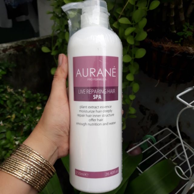 Dầu ngâm tóc Aurane Live Reparing Hair Spa phục hồi làm mượt tóc 750ml