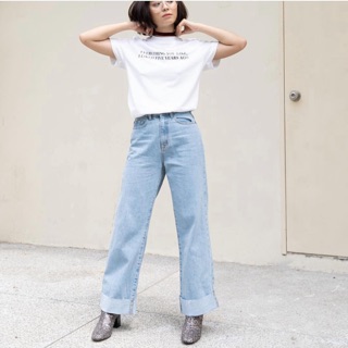 Light Blue Flare Jeans S