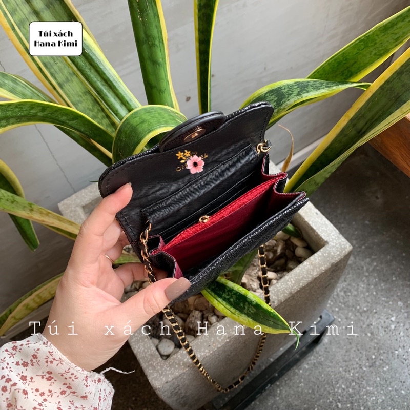Ví bóp mini nữ có dây đeo chéo FULL BOX