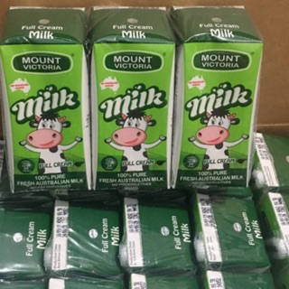 Sữa tươi nguyên kem Mount Victoria thùng 24 hộp 200ml