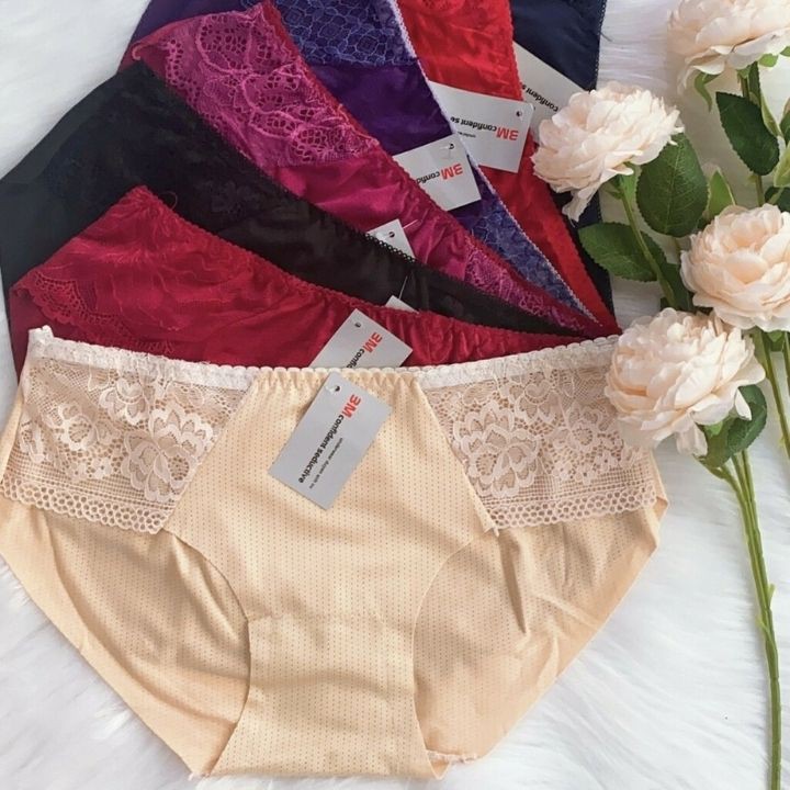 [SIÊU RẺ] Quần Lót Su Phối Ren Sexy Quyến Rũ Thấm Hút Mồ Hôi | BigBuy360 - bigbuy360.vn
