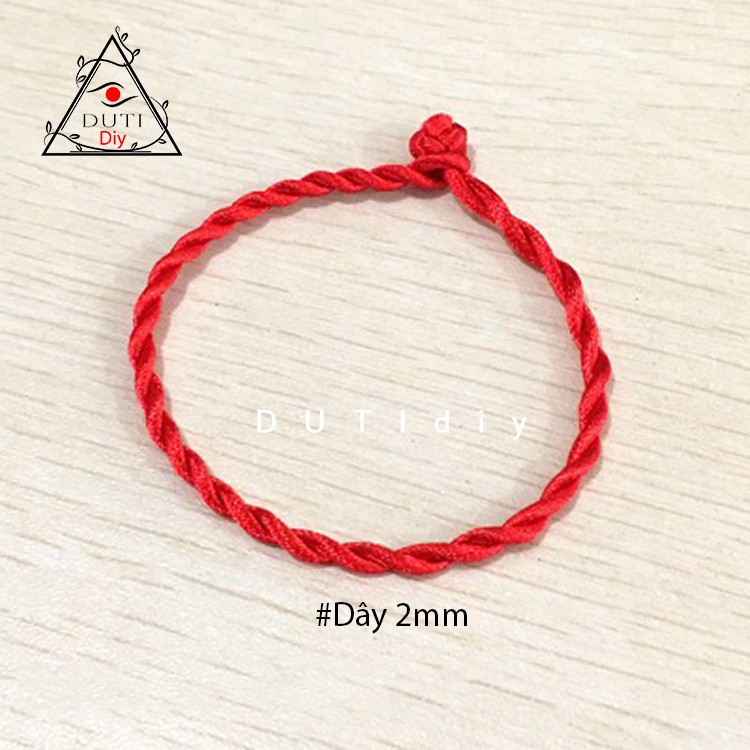 Dây Chỉ Đỏ May Mắn thắt nút Quả cầu loại Đẹp DutiOS - VNM003