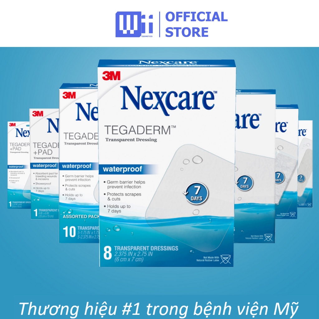 TEGADERM Miếng dán vết thương 3M chống nước (CHÍNH HÃNG)
