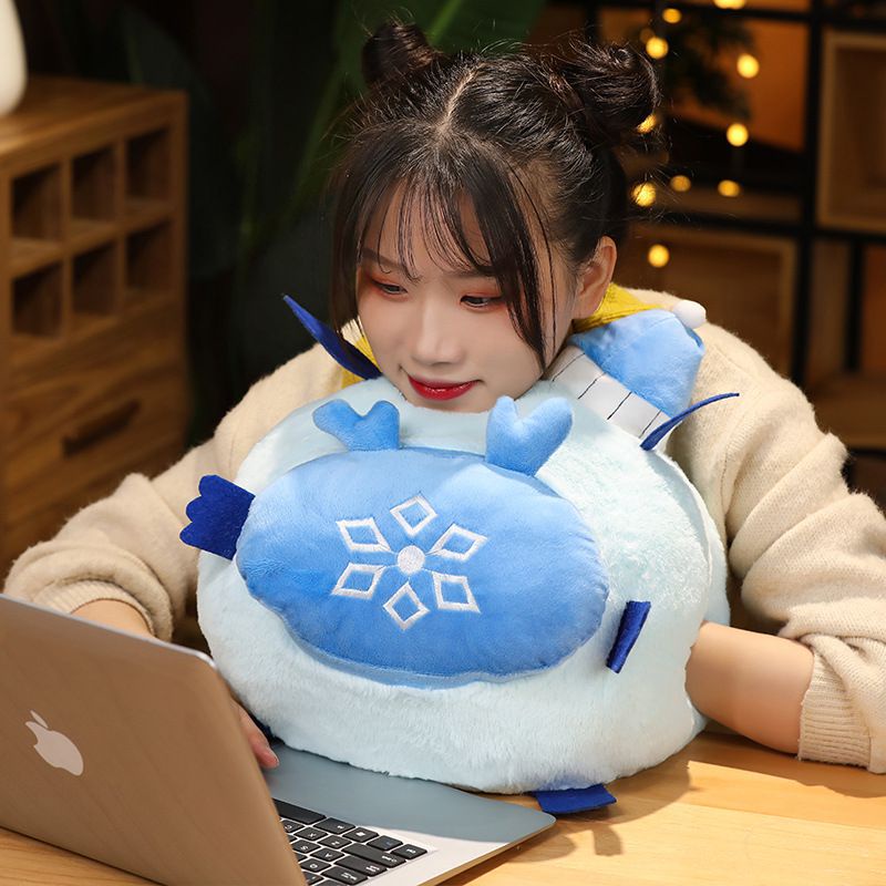 【Ready Stock!!!】Genshin Impact Keychain Plush Toy Anime Shield Hilichurl Guard Pendant Kid Gift