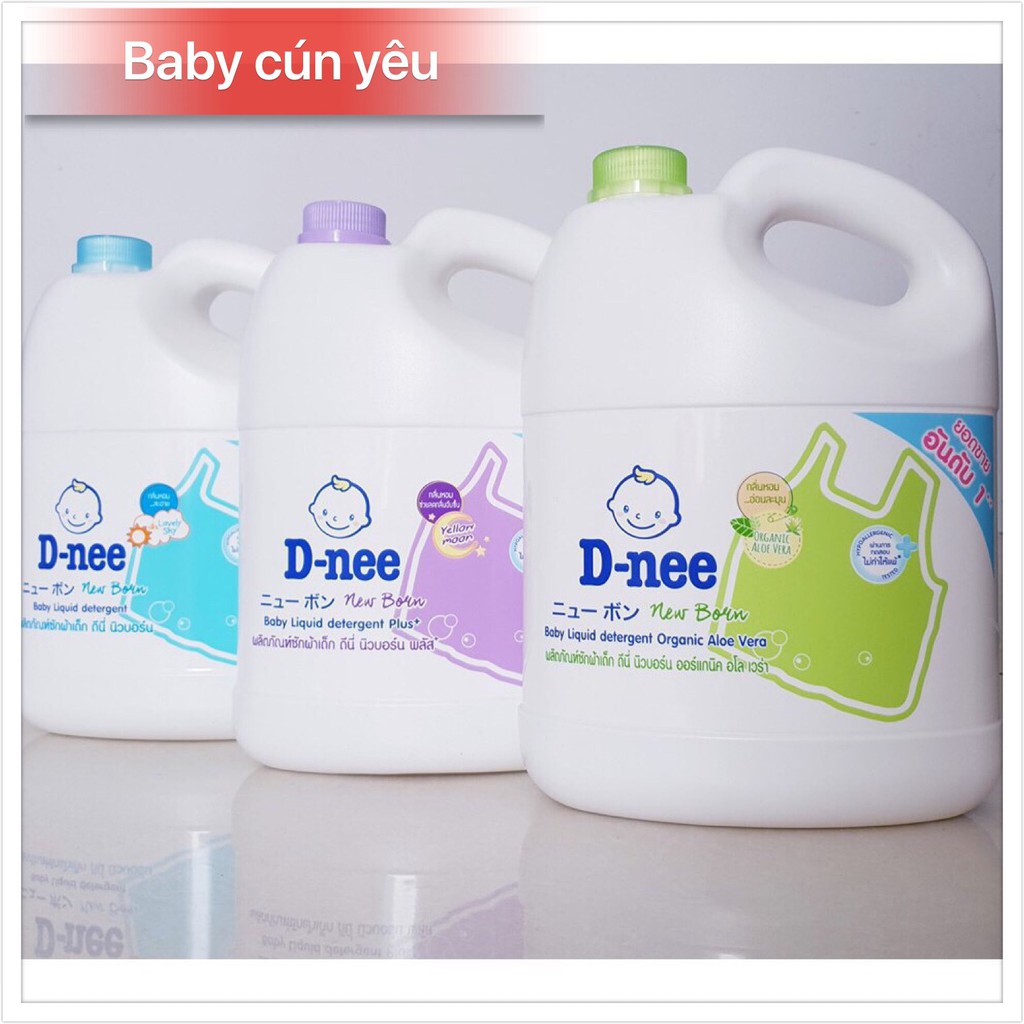 [CHÍNH HÃNG]NƯỚC GIẶT XẢ D-NEE CHAI 3000ML NHẬP KHẨU THÁI LAN