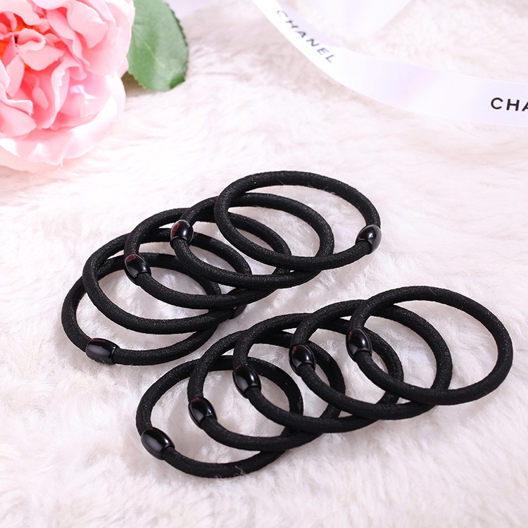 Dây cao su buộc tóc đuôi ngựa đơn giản cho nữ