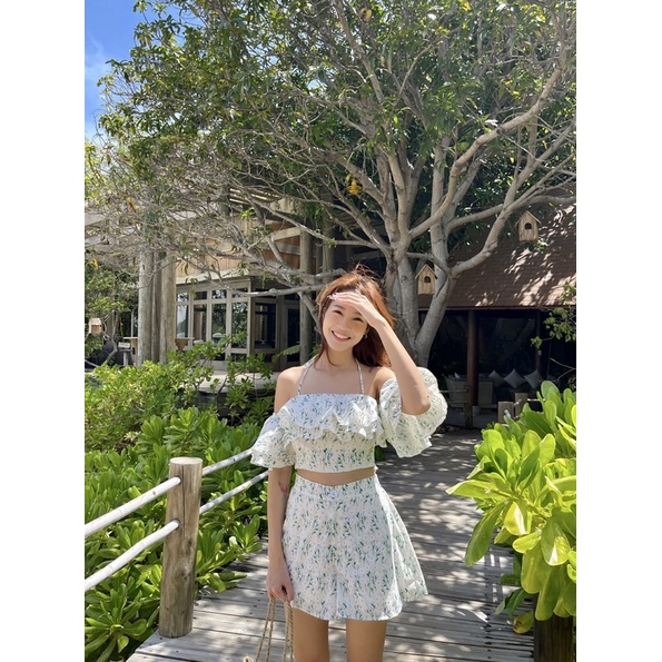 áo croptop bẹt vai-Rosie