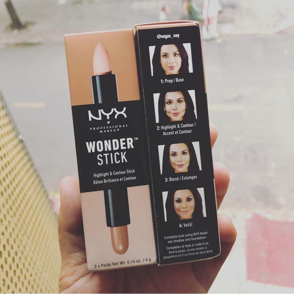 Bút tạo khối 2 đầu NYX Wonder Stick Highlight Contour