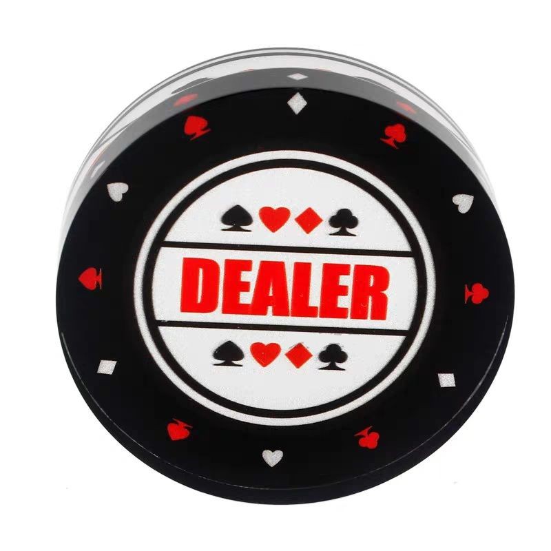 Nút Dealer Gameland bằng Acrylic cao cấp cho Poker (có video sản phẩm)