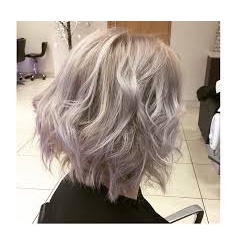 (TẨY)Thuốc nhuộm màu khói bạch kim, khói trắng Amethyst Blonde kèm trợ dưỡng găng tay