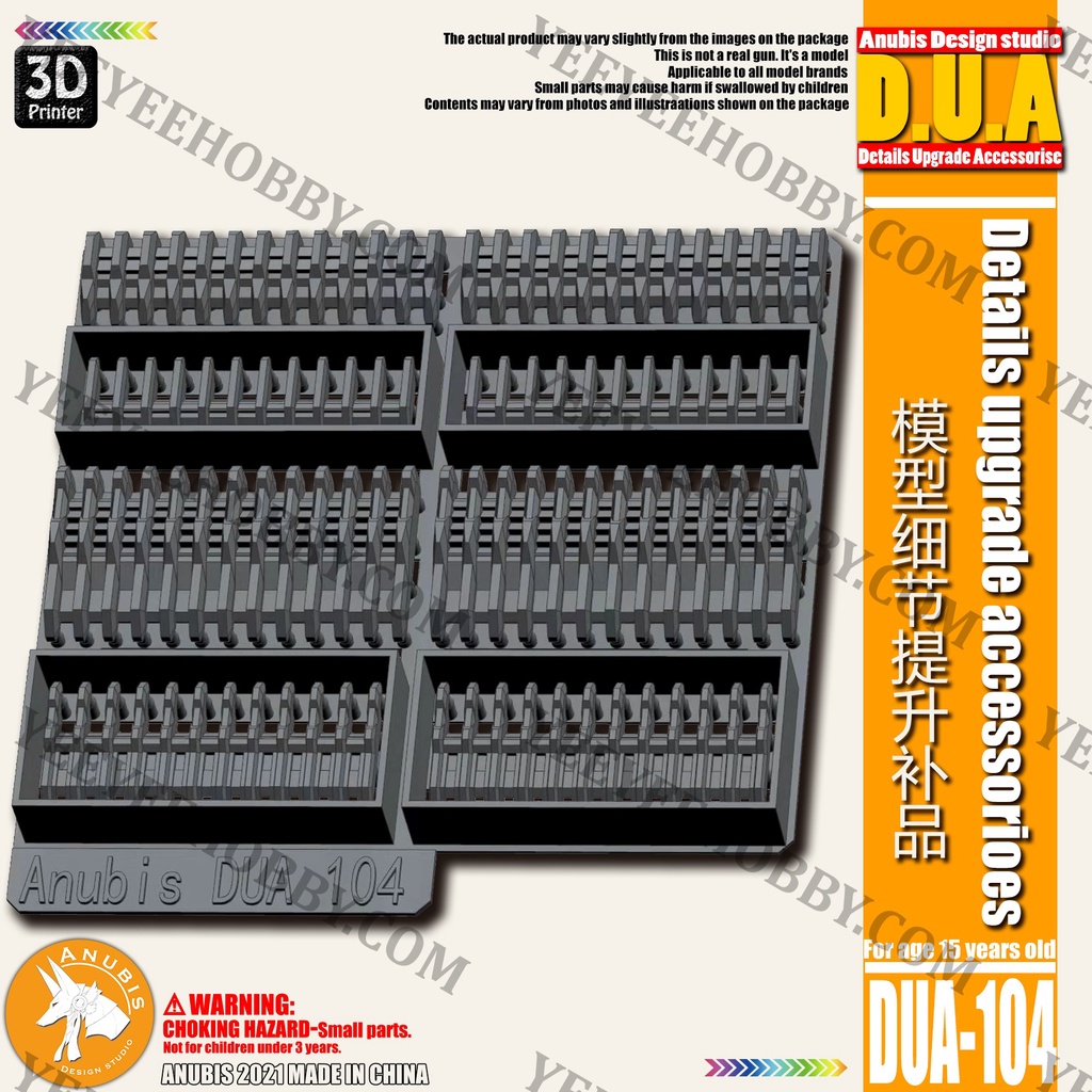 PHỤ KIỆN MOD ANUBIS - CHI TIẾT NHỰA MÔ HÌNH IN 3D DUA104