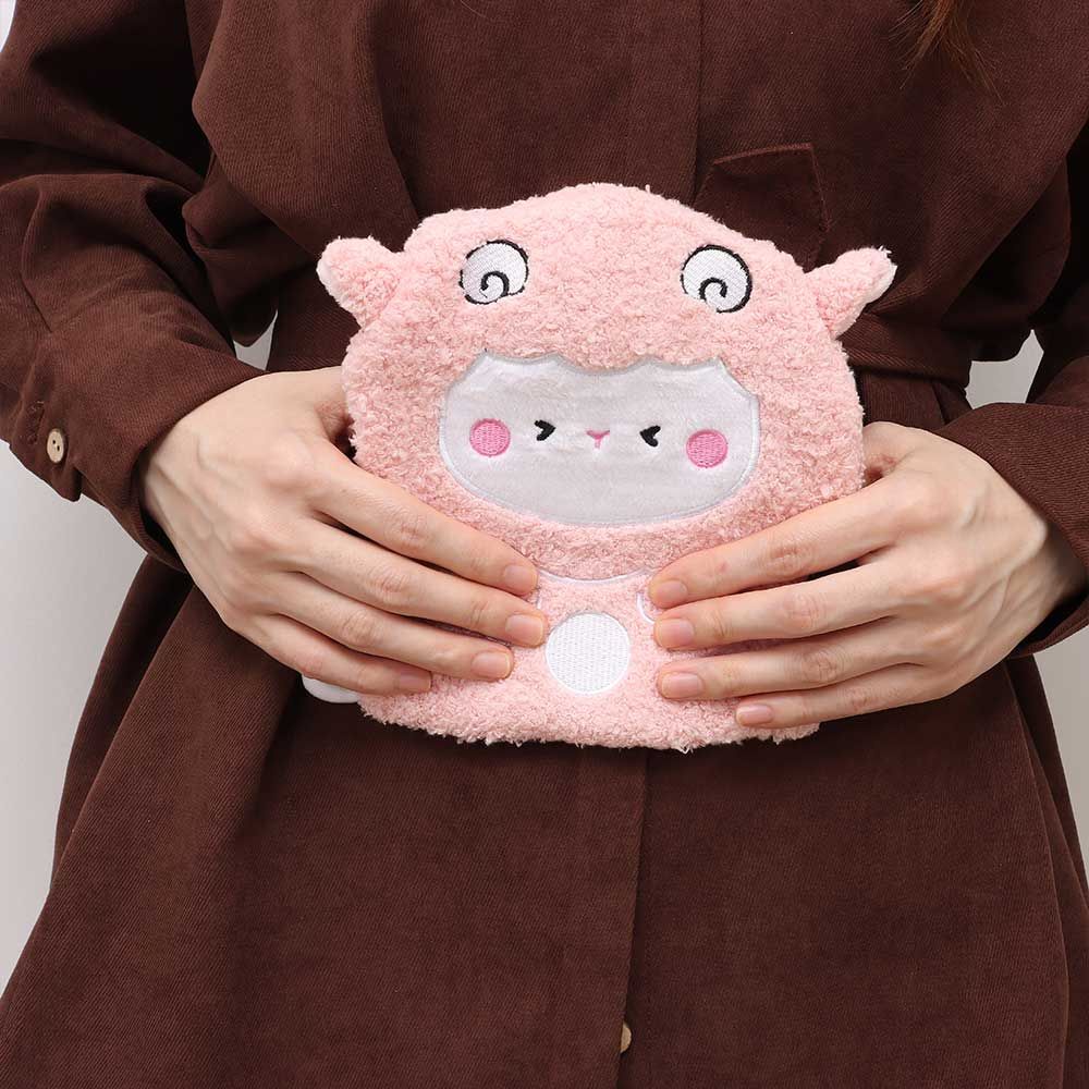 Túi Chườm Nóng Vải Lông Cashmere Dày Dặn Hình Gấu Teddy Dễ Thương Dành Cho Bé