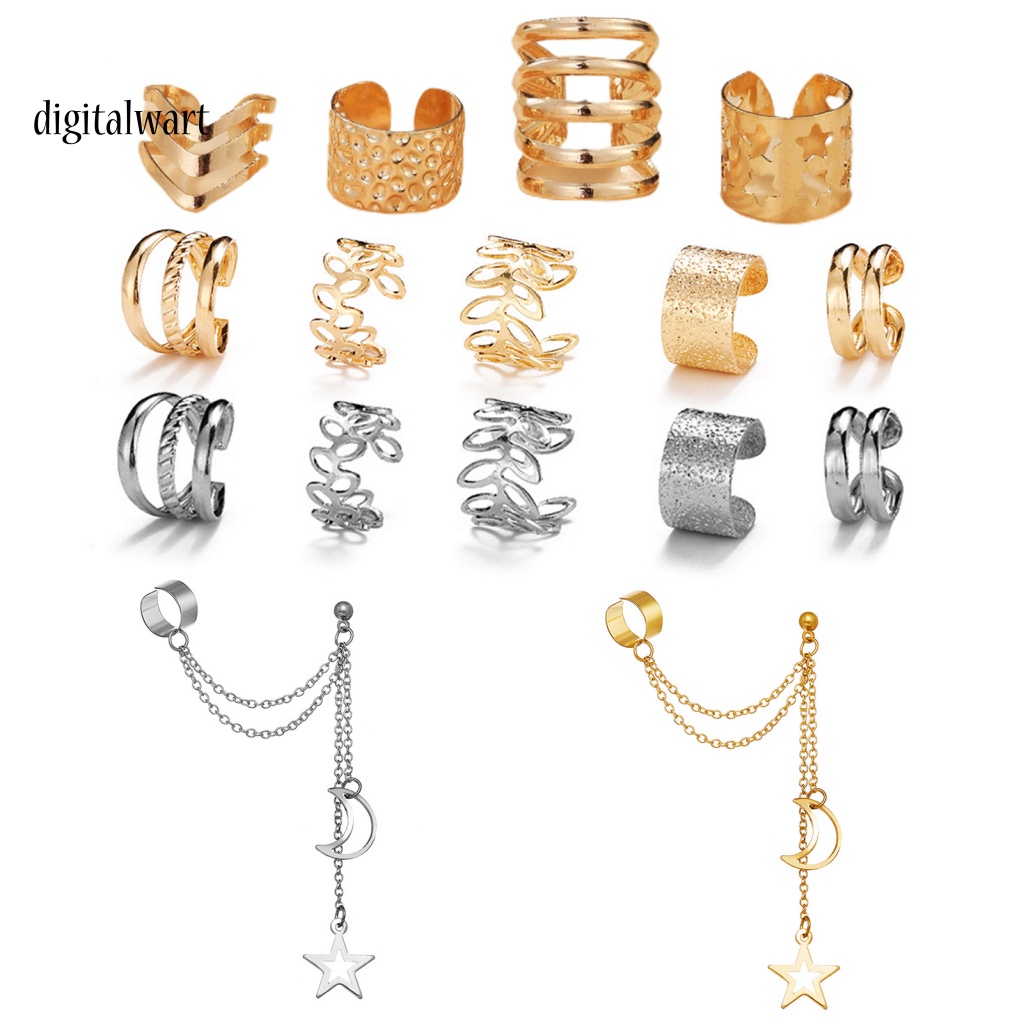 Kỹ Thuật Số| 1 Set Bông Tai Thời Trang Cá Tính Cho Nữ