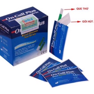 Que thử tiểu đường One call flus