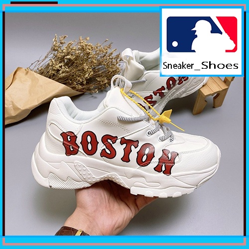 Giày_MLB Boston, Giày Sneaker Boston Da Bò Cao Cấp Đế Cao Tăng Chiều Cao Full Box Bill | BigBuy360 - bigbuy360.vn