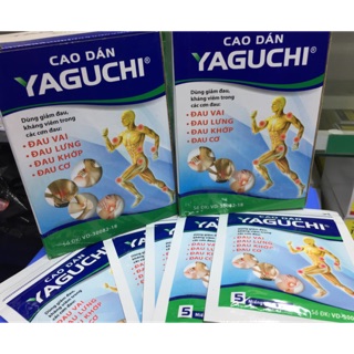 (5 gói* 5 miếng) Cao dán giảm đau thảo dược YAGUCHI