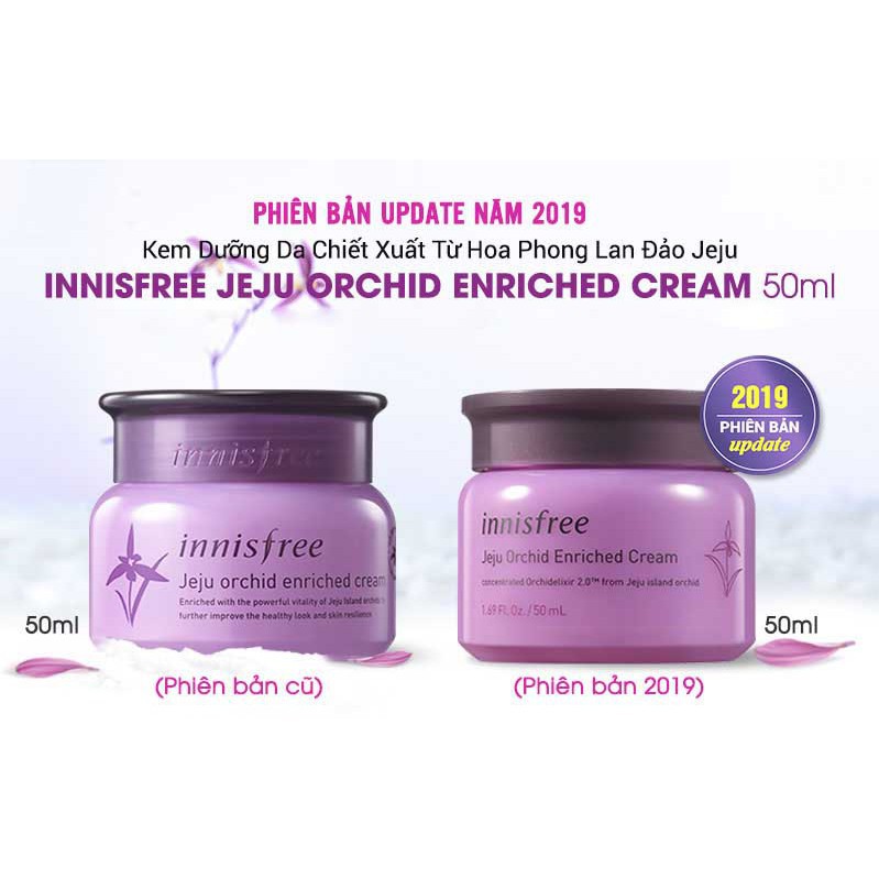 Kem dưỡng chống lão hóa Innisfree Jeju Orchid Enriched Cream 50ml