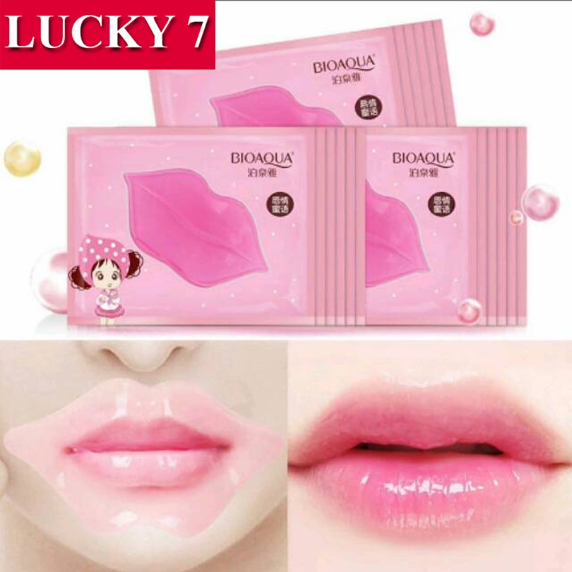 (hàng Mới Về) Set 6 Mặt Nạ Môi Bioaqua Dưỡng Ẩm Màu Hồng / Đen Phong Cách Hàn Quốc | BigBuy360 - bigbuy360.vn