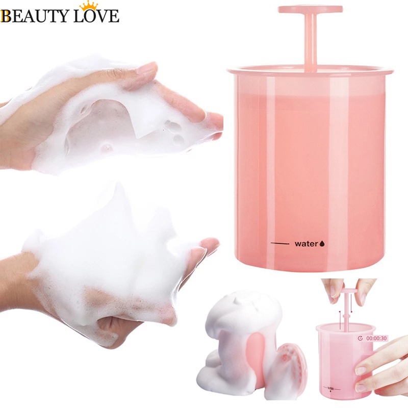 Máy Tạo Bọt Sữa Rửa Mặt / Sữa Tắm Màu Sắc Đơn Giản Tiện Dụng Mang Theo Du Lịch