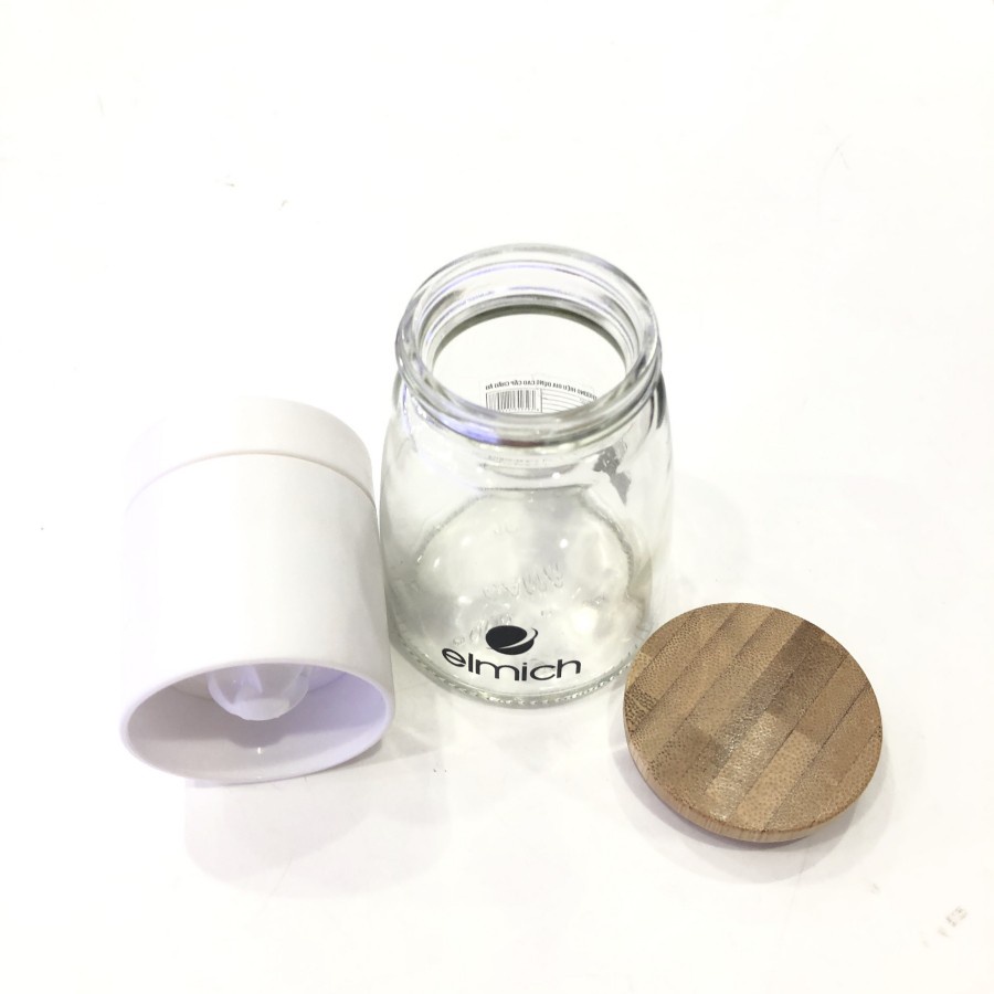 Lọ xay tiêu thủy tinh (nắp đen, trắng) Hàng Nhật Chính Hãng
