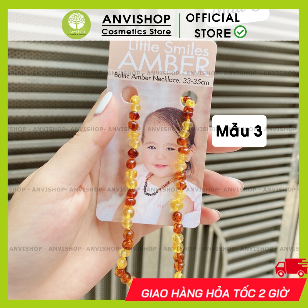 Vòng hổ phách Amber Little Smile Úc