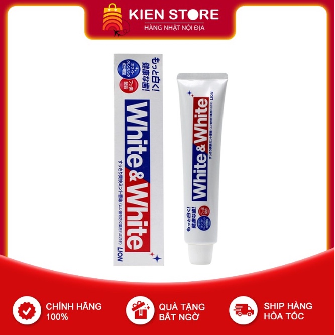 Kem đánh răng White & White Nhật Bản (ống)