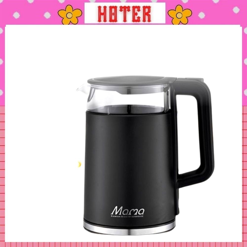 Ấm siêu tốc thủy tinh 1.7L SUNHOUSE MAMA SHD1330 được trang bị bộ điều khiển Strix đạt tiêu chuẩn Châu Âu.