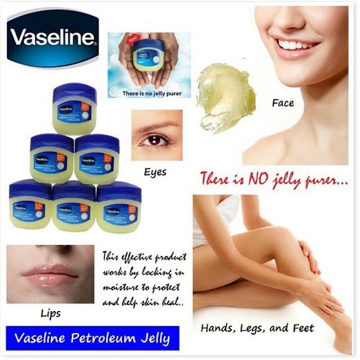 [Mã chiết khấu giảm giá mỹ phẩm chính hãng] Sáp dưỡng ẩm Vaseline 100% Pure Petroleum jelly Original