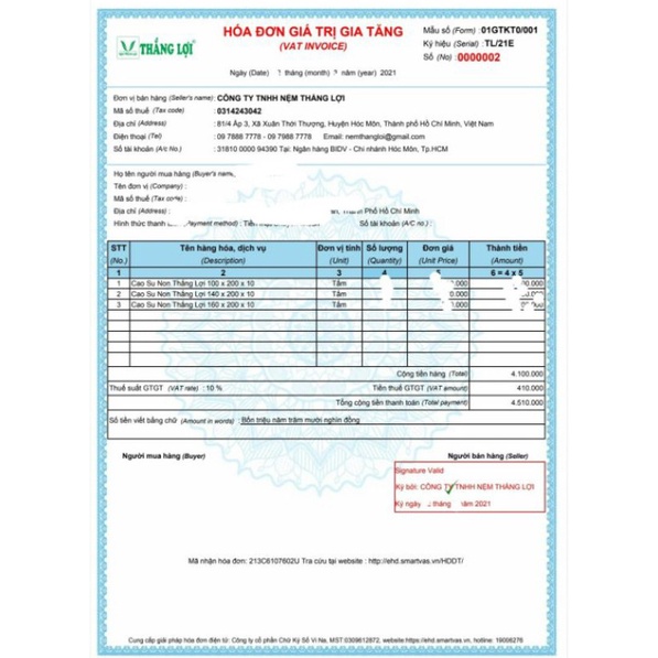 Kho Nệm cao su non Thắng Lợi 1m,1m2,1m4,1m6,1m8 x 2m dày 10cm  CHÍNH HÃNG Bảo hành 15 NĂM
