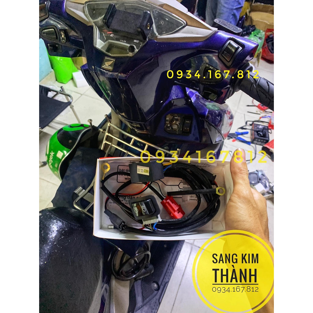 Mạch Passing Sh Xe HONDA AB 2016 2017 2018 2019 Và Trợ Sáng Tặng kèm Nút Passing Sh