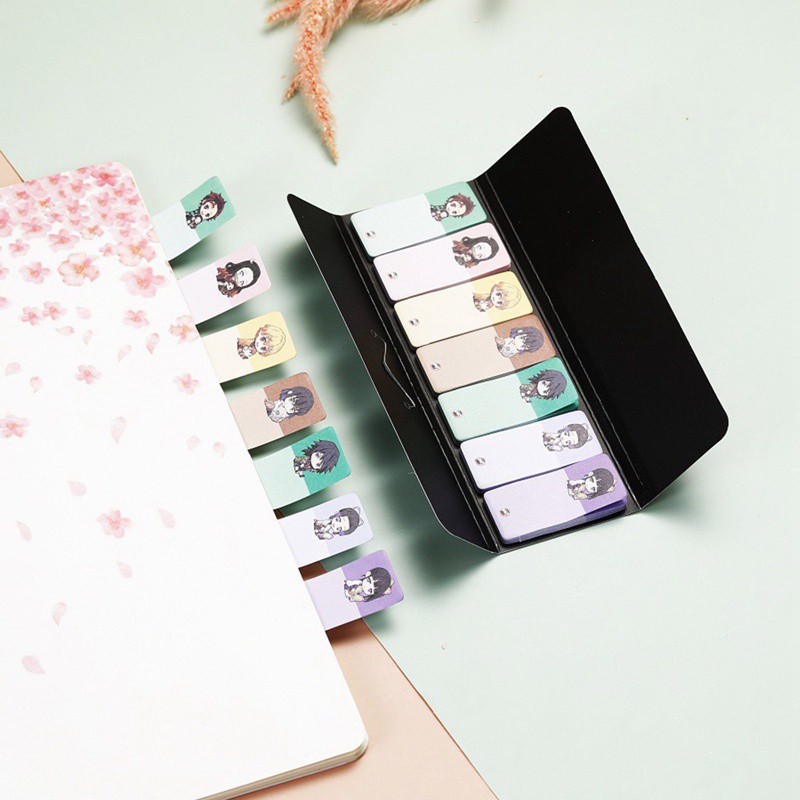 Giấy Note Ghi Chú Họa Tiết Hoạt Hình Demon Slayer Kimetsu No Yaiba