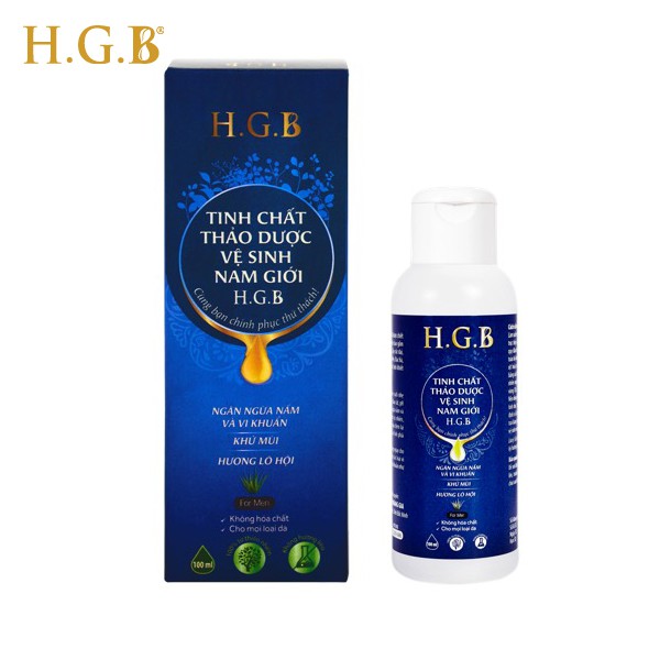 Tinh Chất Thảo Dược Vệ Sinh Nam Giới HGB Blue