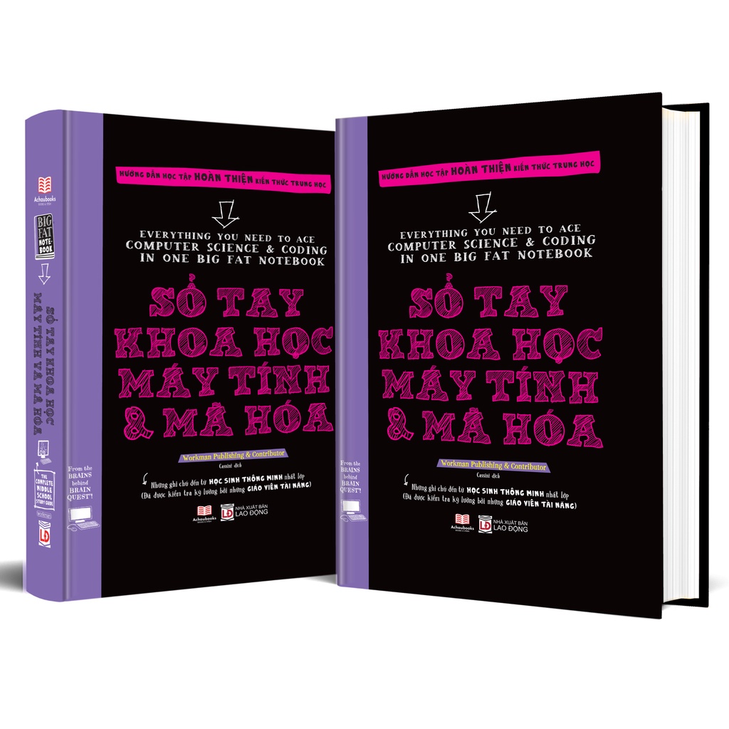 Sách - Sổ Tay Khoa Học Máy Tính Và Mã Hóa - Dành cho các bạn từ lớp 8 đến lớp 12