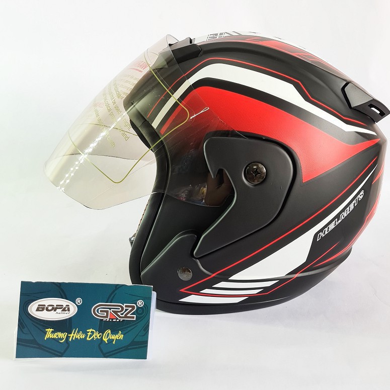 Nón bảo hiểm 3/4 bọ cạp chính hãng BOPA HELMET