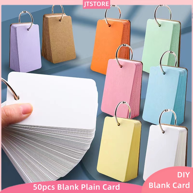 Set 50 Thẻ Giấy Kraft Rỗng Dùng Để Đựng Thẻ Nhớ Thiết Kế Nhỏ Gọn Phong Cách Vintage