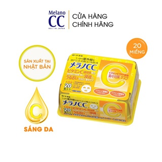 Mặt Nạ Dưỡng Trắng Da Melano CC Whitening Mask