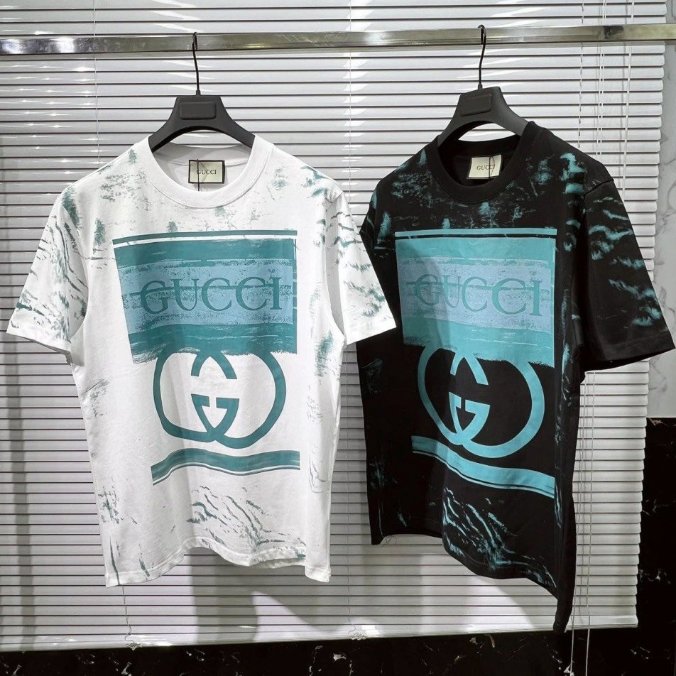 Áo Thun Guc.ci Chất Vải 100% Cotton 4 Chiều, Hàng Xuất Dư