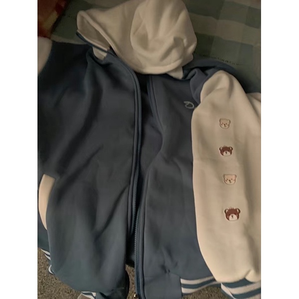 ÁO KHOÁC HOODIE ZIP CHẤT NỈ BÔNG DÀY DẶN ẤM